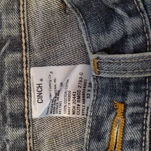 Cinch silver label 32x38